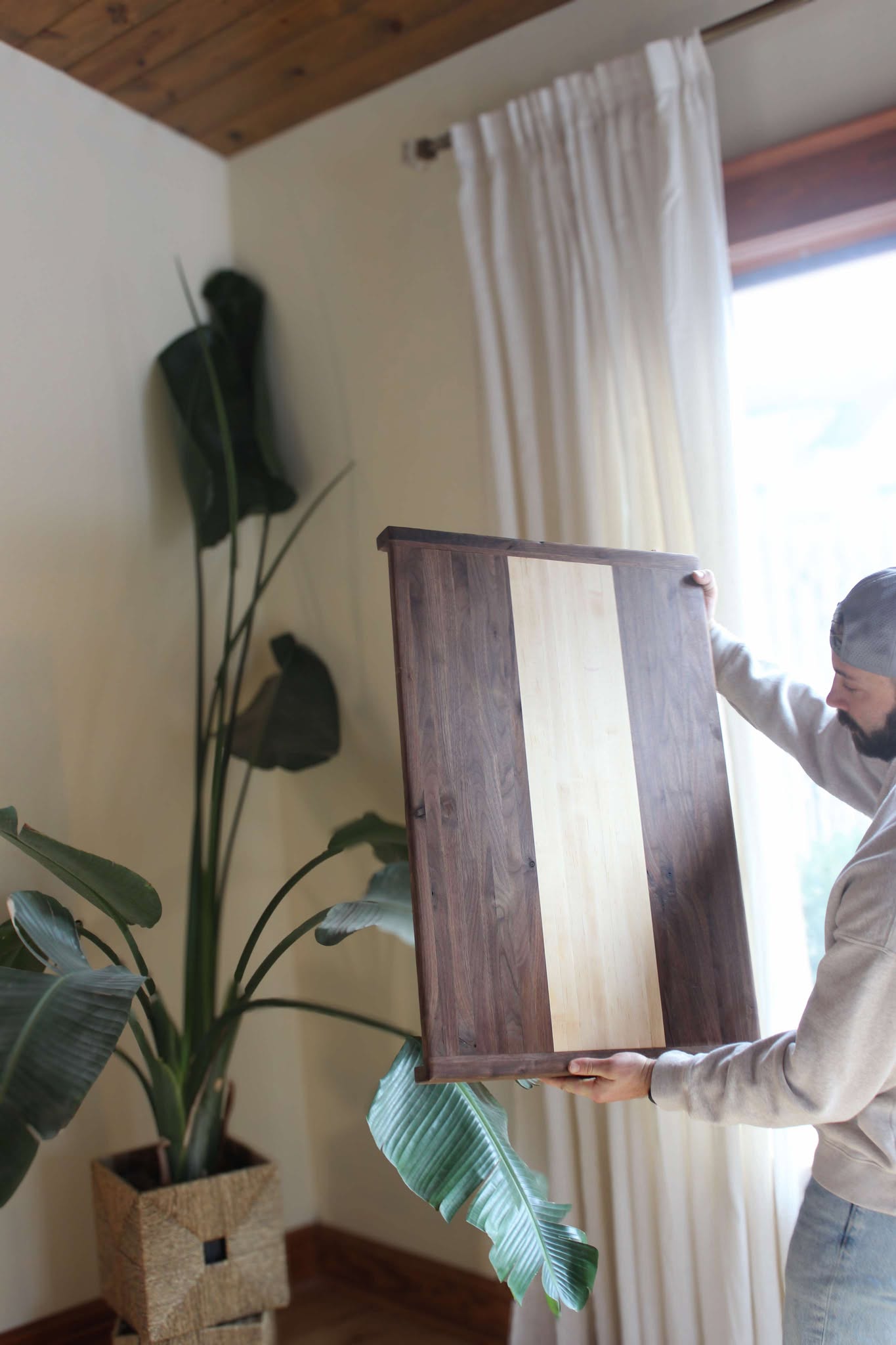 Stove Cover/ Noodle Board - Walnut & Maple